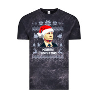 Cloud Black vladimir putin merry christmas Vintage Tee - linhVisuals