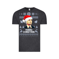 Vintage Black vladimir putin merry christmas Vintage Tee - linhVisuals