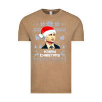 Vintage Coffee vladimir putin merry christmas Vintage Tee - linhVisuals