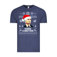 Vintage Denim vladimir putin merry christmas Vintage Tee - linhVisuals
