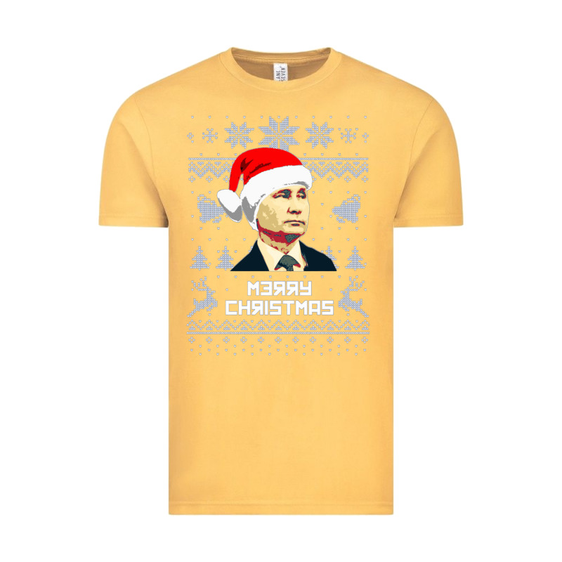 Vladimir Putin Merry Christmas Vintage Tee by linhVisuals | Teevron