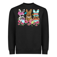 Black Western Easter peeps Heavyweight Sweatshirt - OliviaCreatesArt