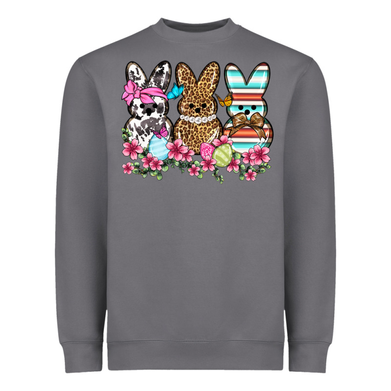 Western Easter Peeps Heavyweight Sweatshirt by OliviaCreatesArt | Teevron