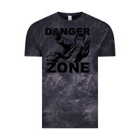 Cloud Black archer danger zone Vintage Tee - linhVisuals