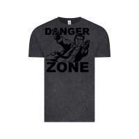 Vintage Black archer danger zone Vintage Tee - linhVisuals