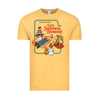 Vintage Mustard let's summon demons Vintage Tee - linhVisuals