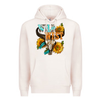 Pale Pink Western Wild West Rodeo Premium Hoodie - BundleAndBundleShop