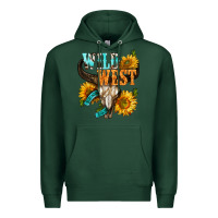 Sports Green Western Wild West Rodeo Premium Hoodie - BundleAndBundleShop