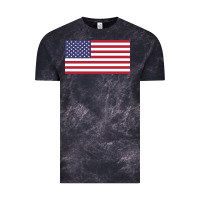 Cloud Black american flag Vintage Tee - linhVisuals