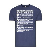 Vintage Denim understanding engineers funny Vintage Tee - linhVisuals
