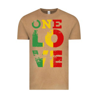 Vintage Camel one love rasta reggae Vintage Tee - linhVisuals