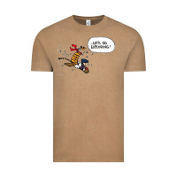 Vintage Coffee calvin Vintage Tee - linhVisuals
