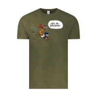 Vintage Olive calvin Vintage Tee - linhVisuals