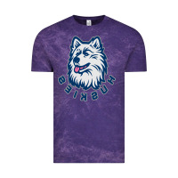 Cloud Purple HUSKIES Vintage Tee - linhVisuals