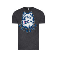 Vintage Black HUSKIES Vintage Tee - linhVisuals