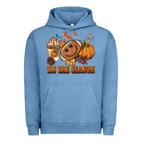 Pigment Pebble Blue tis the season football Urban Hoodie - BarkalooDesign
