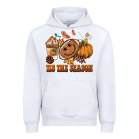 White tis the season football Urban Hoodie - BarkalooDesign