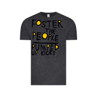 Vintage Black Foster The People Pumped Up Kicks Vintage Tee - linhVisuals