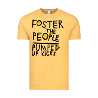Vintage Mustard Foster The People Pumped Up Kicks Vintage Tee - linhVisuals