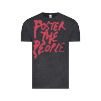 Vintage Black Foster The People Vintage Tee - linhVisuals