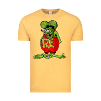Vintage Mustard rat fink  fk27 Vintage Tee - linhVisuals