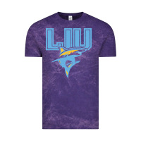 Cloud Purple long island university sharks Vintage Tee - linhVisuals