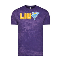 Cloud Purple long island university sharks Vintage Tee - linhVisuals
