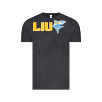 Vintage Black long island university sharks Vintage Tee - linhVisuals