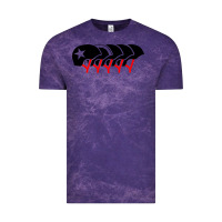 Cloud Purple roller derby helmets Vintage Tee - linhVisuals