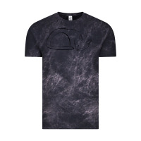 Cloud Black Sleeping Cat Line Art Vintage Tee - linhVisuals