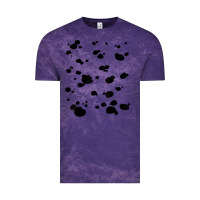 Cloud Purple dalmatian dog pattern funny diy costume t shirt Vintage Tee - linhVisuals