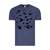 Vintage Denim dalmatian dog pattern funny diy costume t shirt Vintage Tee - linhVisuals
