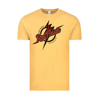 Vintage Mustard st. francis (pa) red flash Vintage Tee - linhVisuals