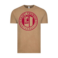 Vintage Coffee st. francis (pa) red flash Vintage Tee - linhVisuals