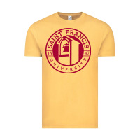 Vintage Mustard st. francis (pa) red flash Vintage Tee - linhVisuals