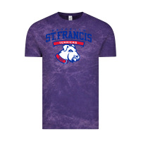Cloud Purple st. francis brooklyn terriers Vintage Tee - linhVisuals