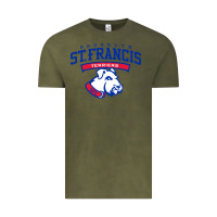 Vintage Olive st. francis brooklyn terriers Vintage Tee - linhVisuals