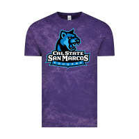 Cloud Purple The cal state san marcos cougars Vintage Tee - linhVisuals