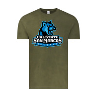 Vintage Olive The cal state san marcos cougars Vintage Tee - linhVisuals