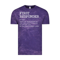 Cloud Purple first responder  definition design Vintage Tee - linhVisuals