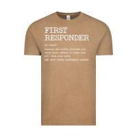 Vintage Coffee first responder  definition design Vintage Tee - linhVisuals