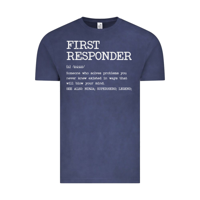 First Responder  Definition Design Vintage Tee by linhVisuals | Teevron