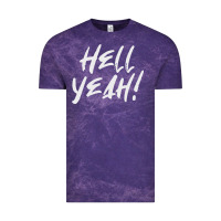 Cloud Purple hell yeah! Vintage Tee - linhVisuals