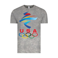 Cloud Rock USA OLYMPIC RINGS Vintage Tee - linhVisuals