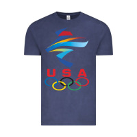 Vintage Denim USA OLYMPIC RINGS Vintage Tee - linhVisuals