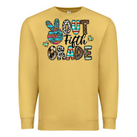 Antique Gold out fifth grade Premium Sweatshirt - CowhideDigitalArt
