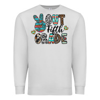 Dove Grey out fifth grade Premium Sweatshirt - CowhideDigitalArt