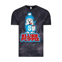 Cloud Black slush puppie cute Vintage Tee - linhVisuals