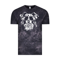 Cloud Black border collie dog t  shirt border collie with sunglasses cool dog t  s Vintage Tee - linhVisuals