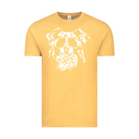 Vintage Mustard border collie dog t  shirt border collie with sunglasses cool dog t  s Vintage Tee - linhVisuals